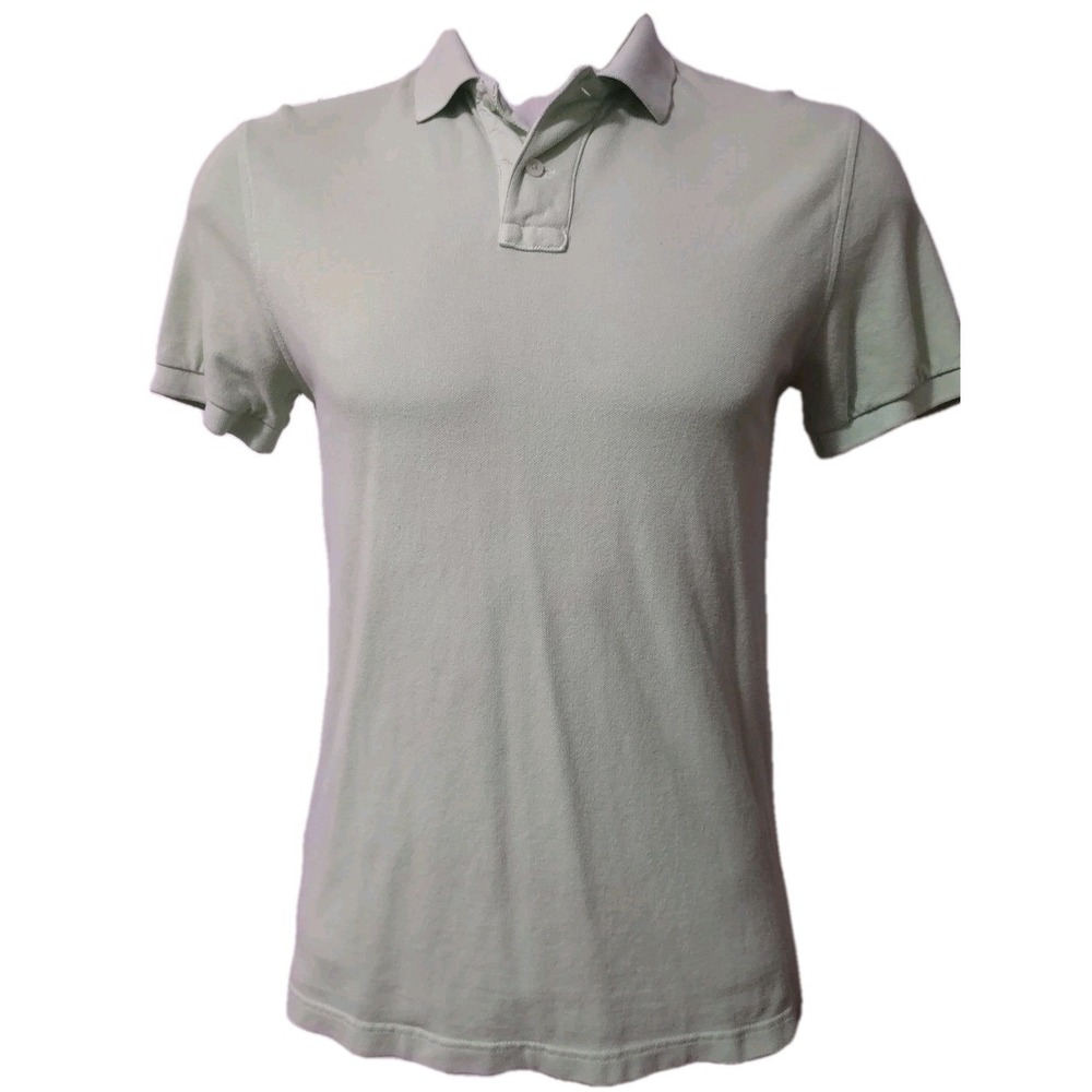 J.Crew Polo Shirt Men's Size Small Green Vintage Polo Short Sleeve Cotton Casual